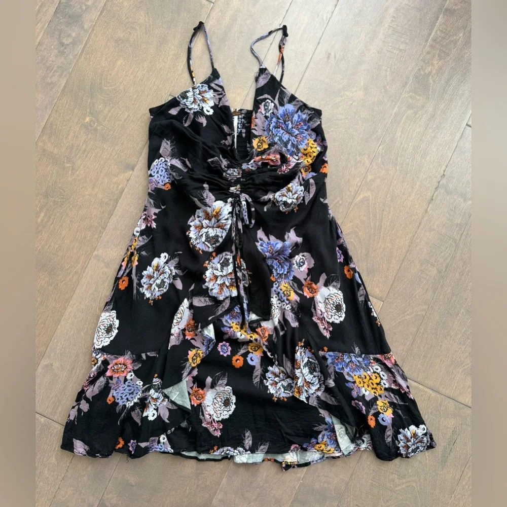 Free People Happy Heart Mini Dress